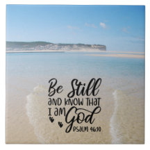 Salm 46:10 Esteja quieto e saiba que sou Deus Bíbl