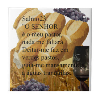 Azulejo de cerâmica | Salmo 23