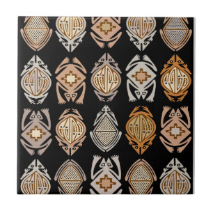 Azulejo De Cerâmica Saltando Rãs