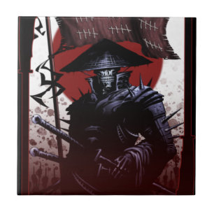 Azulejo De Cerâmica Samurai_ghost