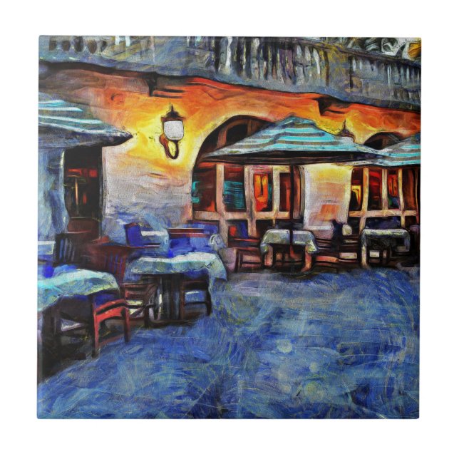 Azulejo De Cerâmica San Antonio Cafe (Frente)