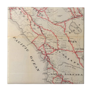 Azulejo De Cerâmica San Benito, Fresno, Monterey, San Luis Obispo