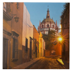Azulejo De Cerâmica San Miguel de Allende, México. Crédito como:Nanc
