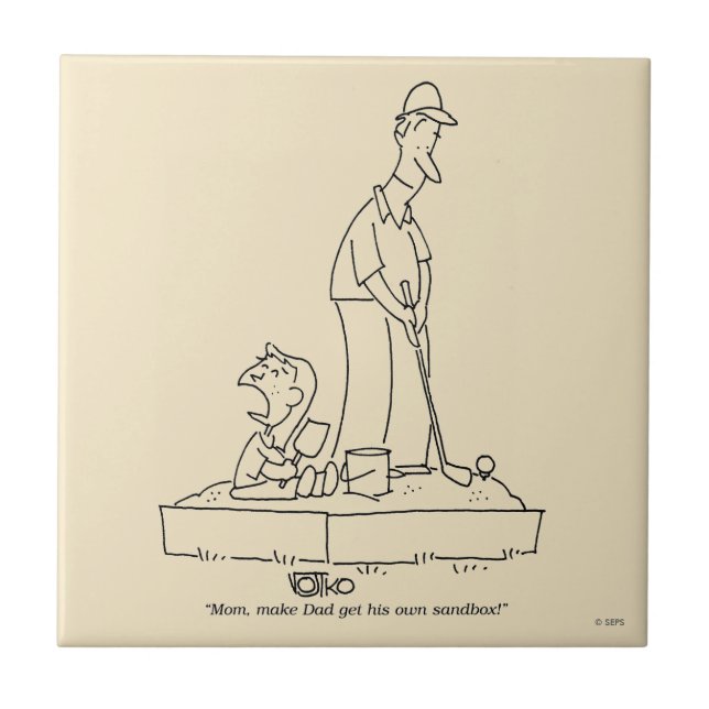 Azulejo De Cerâmica Sandbox (Frente)