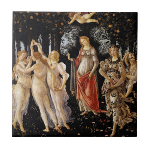 Azulejo De Cerâmica Sandro Botticelli - La Primavera