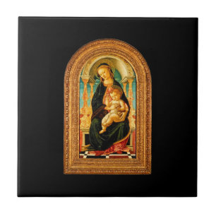 Azulejo De Cerâmica Sandro Botticelli Madonna e Child c 1470