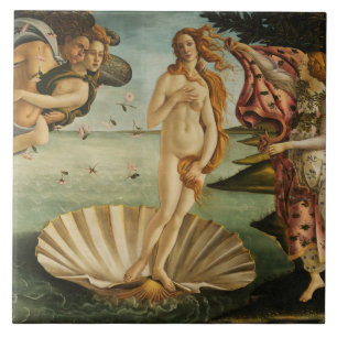 Azulejo De Cerâmica Sandro Botticelli - O Nascimento de Vênus