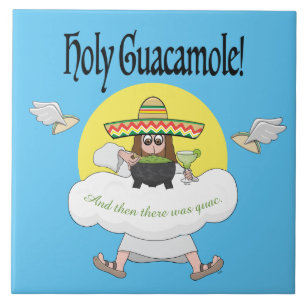 Azulejo de Cerâmica Santa Guacamole