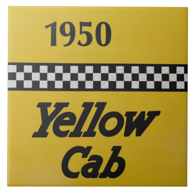 Azulejo De Cerâmica Santa Rosa, New mexico, os Estados Unidos. Yello (Frente)