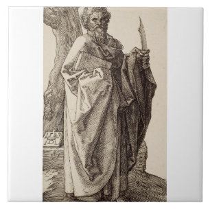 Azulejo De Cerâmica Santo Bartolomeu o Apóstolo Belas Artes