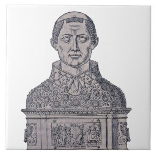 Azulejo De Cerâmica Santo Januarius, Bispo de Benevento - Belas Artes
