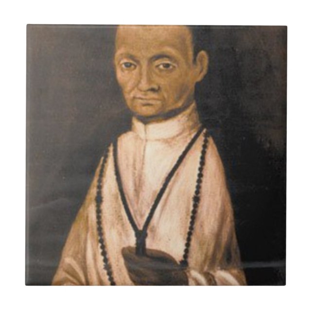 Azulejo De Cerâmica Santo Marin De Porres (Frente)