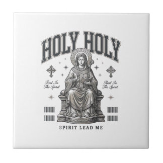 Azulejo De Cerâmica Santo Santo Desenho de Camisa Religiosa de Gravura