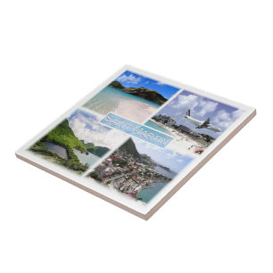 Azulejo De Cerâmica santo zMF003 MARTIN, Mosaico, América,