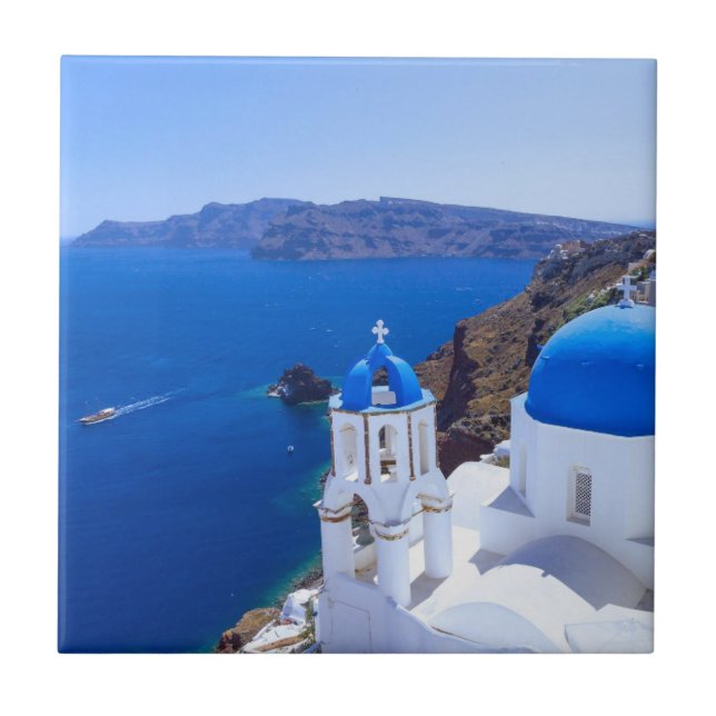 Azulejo De Cerâmica Santorini (Frente)