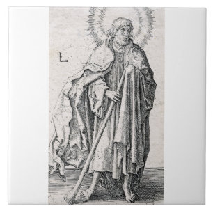 Azulejo De Cerâmica São Judas Tadeu o Apóstolo