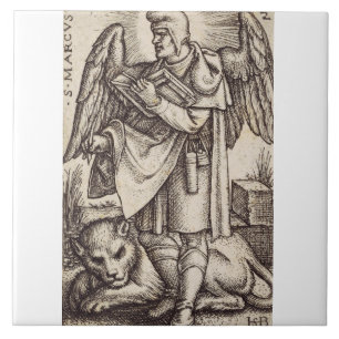 Azulejo De Cerâmica São Marcos o Evangelista padroeiro de Veneza