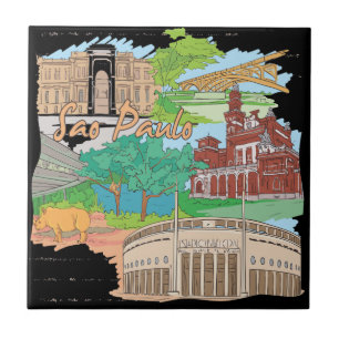 Azulejo De Cerâmica Sao Paulo