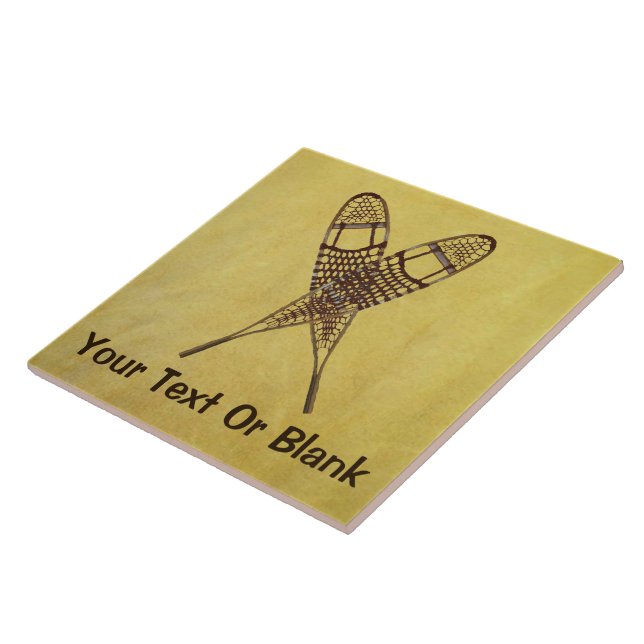 Azulejo De Cerâmica Sapatos de neve (Lateral)