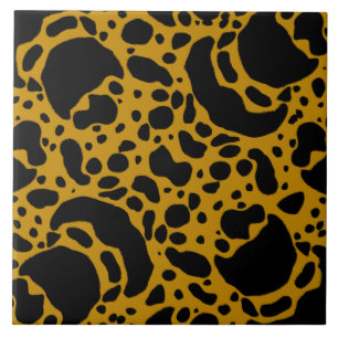 Azulejo De Cerâmica Sapo de Dart Venenoso Amarelo