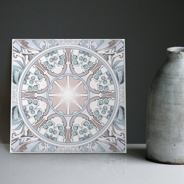 Azulejo De Cerâmica Sarah Bernhardt Inspirou Trabalho de arte por Alph (Criador carregado)