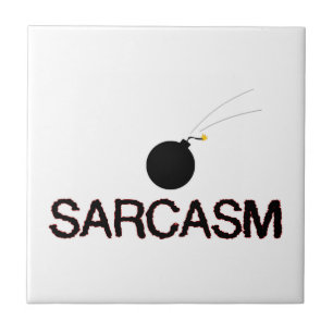 Azulejo De Cerâmica Sarcasm Bombed