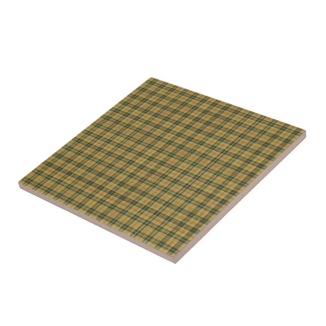 Azulejo De Cerâmica Saskatchewan tartan (Lateral)