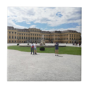 Azulejo De Cerâmica Schönbrunn Palace Viena, Áustria