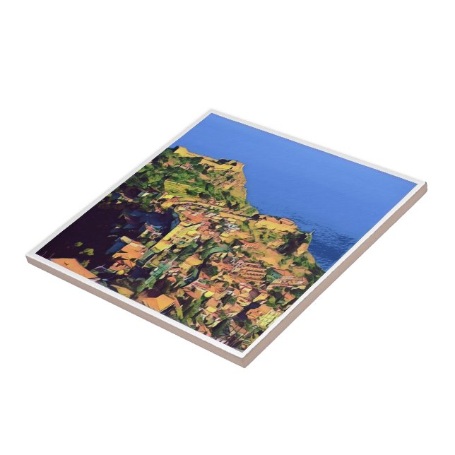 Azulejo De Cerâmica SCL001 TAORMINA - Sicília - Itália, (Lateral)