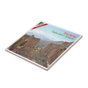 Azulejo De Cerâmica SCL065 TAORMINA, Sicília, Itália,