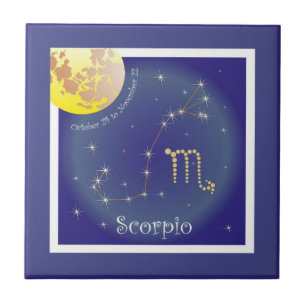 Azulejo De Cerâmica Scorpio October 24 to novembros 22 de lajota de