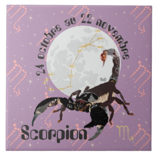 Azulejo De Cerâmica Scorpion 24 22 Carreaux octobre au novembre