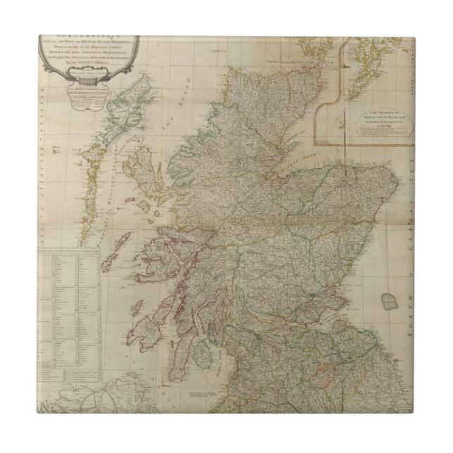 Azulejo De Cerâmica Scotland composto 2 (Frente)