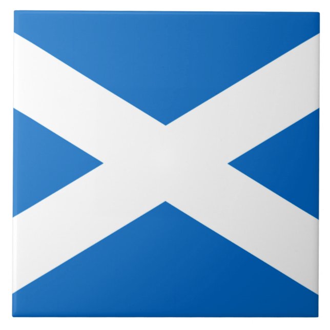 Azulejo De Cerâmica Scotland Flag Freedom (Frente)