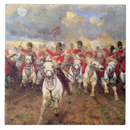 Azulejo De Cerâmica Scotland For Ever (Cavaleiros Oficiais) (Militar)