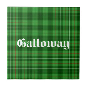 Azulejo De Cerâmica Scotland Galloway District Tartan Personalizado