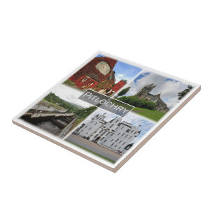 Azulejo De Cerâmica SCT008 PITLOCHRY, Escócia,