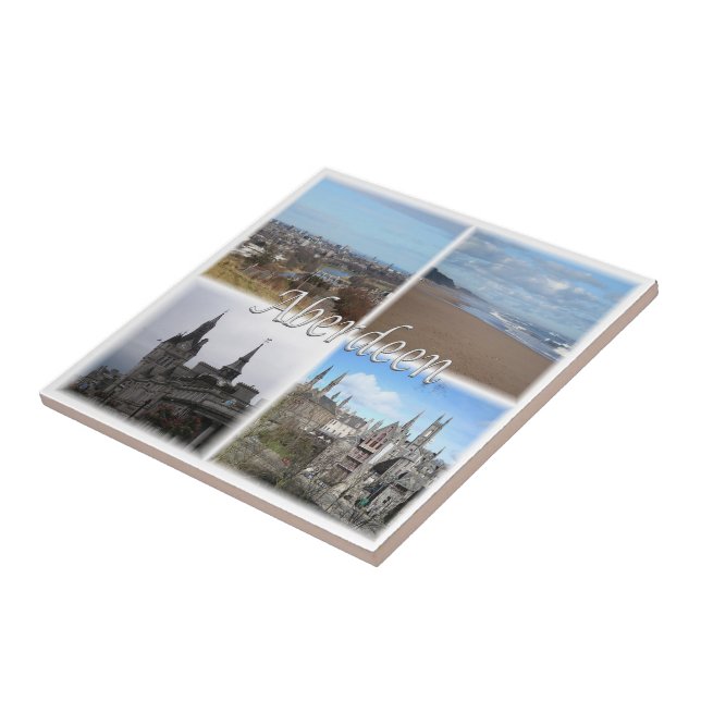 Azulejo De Cerâmica SCT016 ABERDEEN, Escócia, (Lateral)