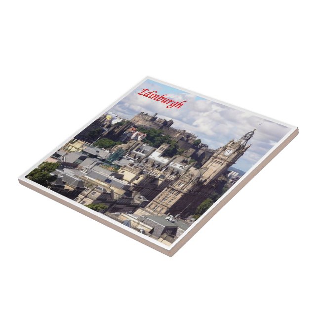 Azulejo De Cerâmica SCT019 EDINBURGH, Escócia, Europa, (Lateral)