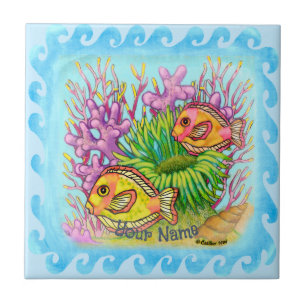 Azulejo De Cerâmica Scuba Fish