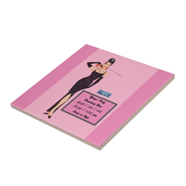 Azulejo De Cerâmica SDCs rosa(Tiffany's) do azulejo©️ 2024 (Lateral)