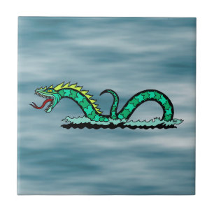 Azulejo De Cerâmica Sea Serpent