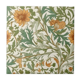 Azulejo De Cerâmica Seamless Arts and Crafts style repeating pattern