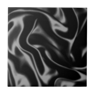Azulejo De Cerâmica Seda Brilho Preto Sedoso Suave Luxuoso
