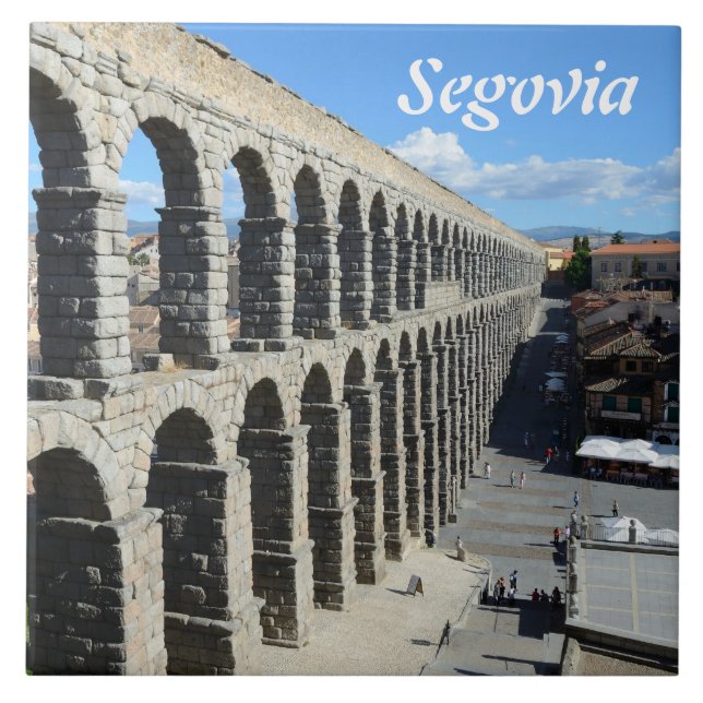 Azulejo De Cerâmica Segovia, espanha (Frente)
