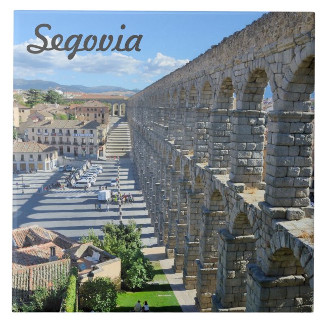 Azulejo De Cerâmica Segovia, espanha (Frente)