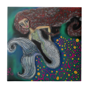 Azulejo De Cerâmica Segunda-feira a sereia