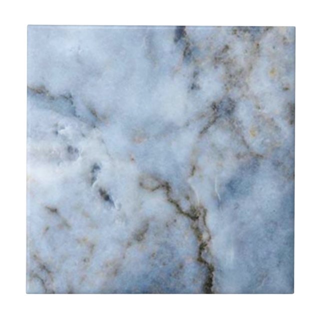 Azulejo De Cerâmica segundo de 3 Pedra Revestida Azul Claro com Faix  (Frente)