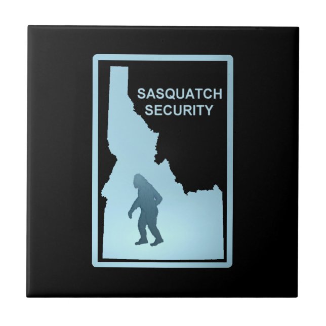 Azulejo De Cerâmica Segurança Sasquatch - Idaho (Frente)