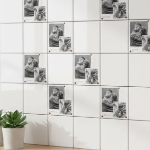 Azulejo De Cerâmica Seja o meu Dia de os namorados Casal Fotografia Am